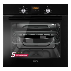Электрический духовой шкаф Simfer B6EB56024 (черный)