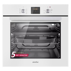 Электрический духовой шкаф SIMFER B6EC58016 (белый)