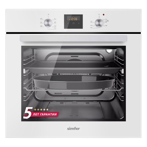 Электрический духовой шкаф SIMFER B6EC58016 (белый) 