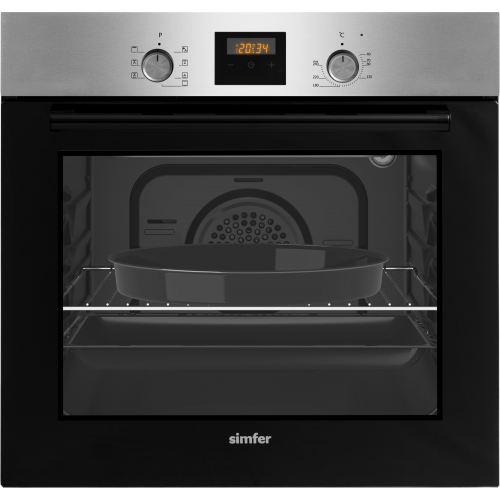 Электрический духовой шкаф Simfer B6EM56024 (нержавеющая сталь/черный) 9