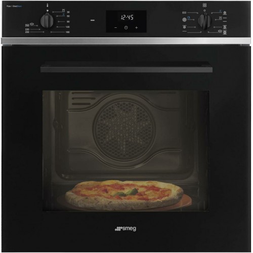 Электрический духовой шкаф SMEG SF6400S1PZB (черный) 
