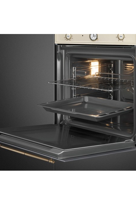 Электрический духовой шкаф Smeg SF67C1PO (кремовый) 4