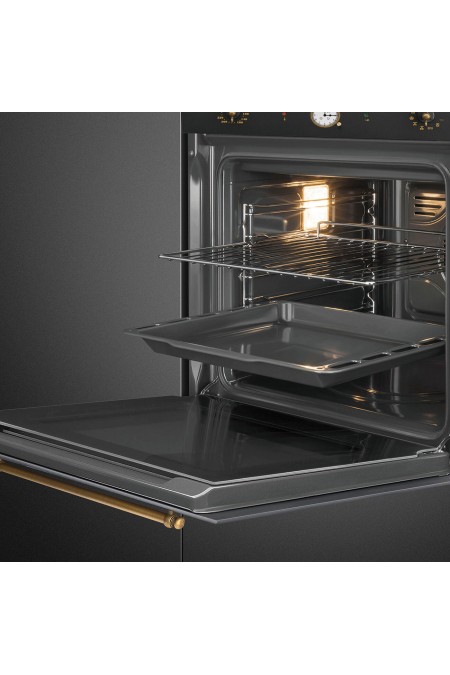 Электрический духовой шкаф Smeg SFP68C1TAO (черный) 3