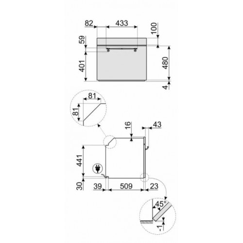 Электрический духовой шкаф Smeg SFP750AOPZ (черный) 7