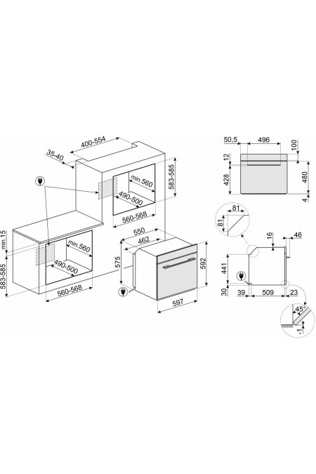 Электрический духовой шкаф Smeg SO6102S3PB3 (черный) 2