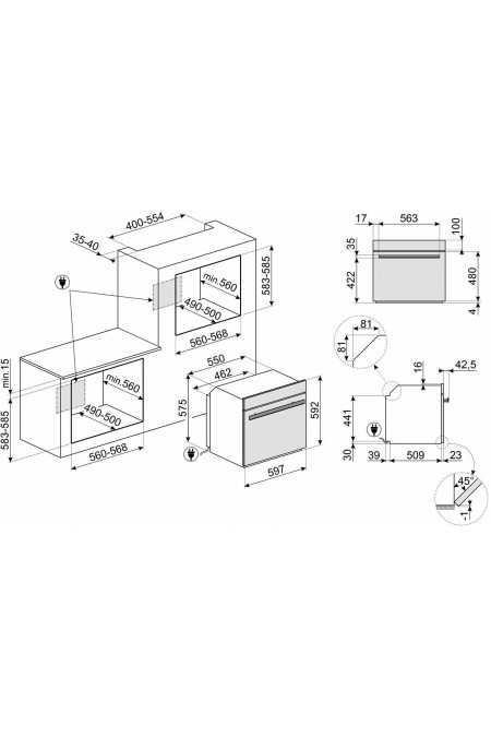 Электрический духовой шкаф Smeg SOP6604TPNR (черный) 4