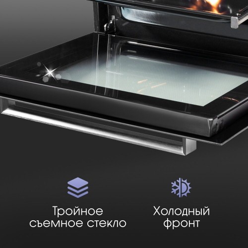 Электрический духовой шкаф Zigmund Shtain E 148 B (черный) 8