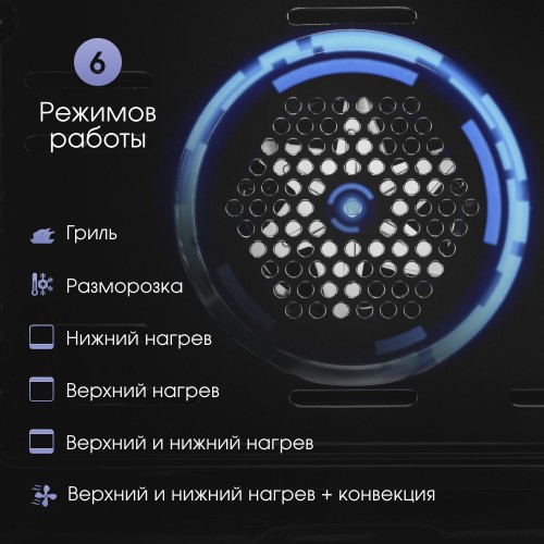 Электрический духовой шкаф Zigmund Shtain E 159 B (черный) 3