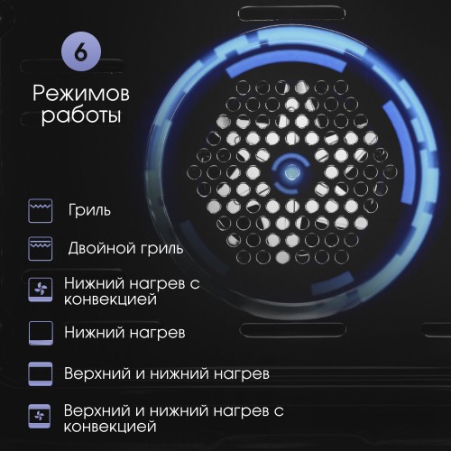 Электрический духовой шкаф Zigmund Shtain E 164 B (черный) 3