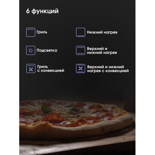 Электрический духовой шкаф Zigmund Shtain E 172 B (черный) 3