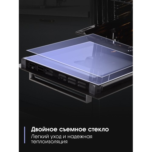 Электрический духовой шкаф Zigmund Shtain E 172 B (черный) 5