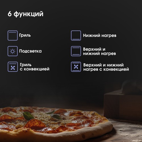 Электрический духовой шкаф Zigmund Shtain E 173 B (черный) 3