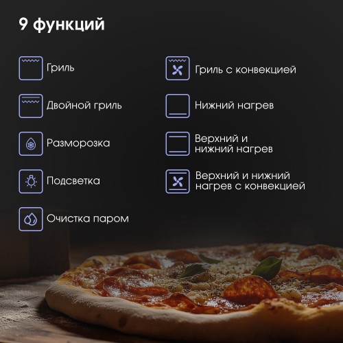Электрический духовой шкаф Zigmund Shtain E 177 S (нержавеющая сталь) 3