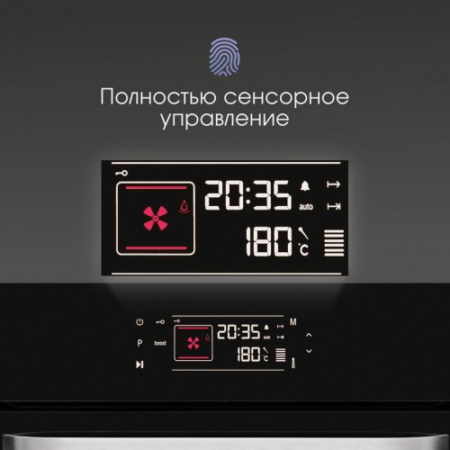 Электрический духовой шкаф Zigmund Shtain EN 133.512 B (черный) 1