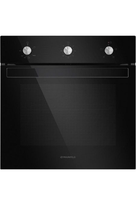 Газоэлектрический духовой шкаф Maunfeld EOGC604B Slim (черный) 