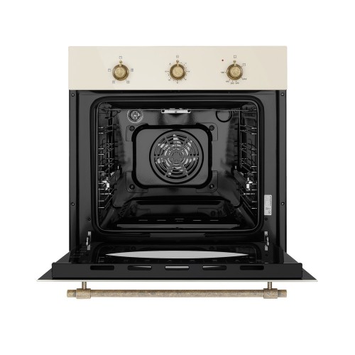 Газоэлектрический духовой шкаф MAUNFELD EOGC604RIB.MT Slim (бежевый) 1