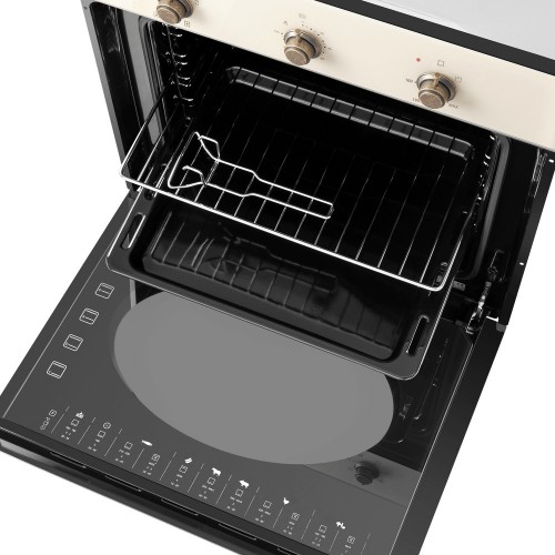 Газоэлектрический духовой шкаф MAUNFELD EOGC604RIB.MT Slim (бежевый) 2