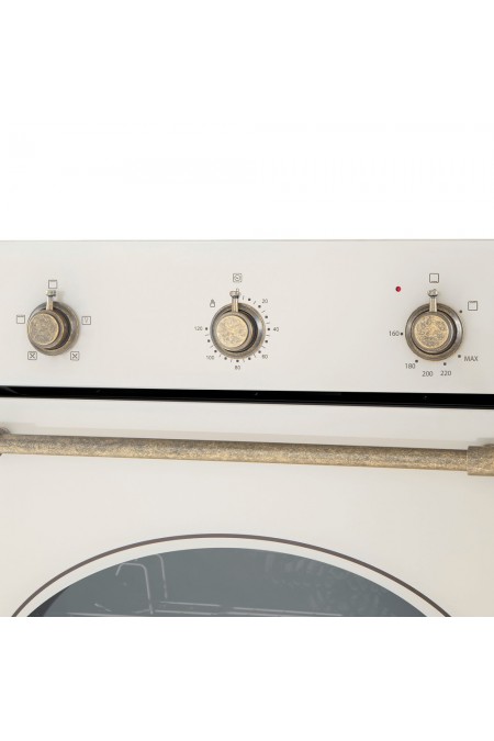 Газоэлектрический духовой шкаф MAUNFELD EOGC604RIB.MT Slim (бежевый) 4