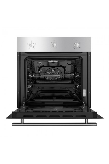 Газоэлектрический духовой шкаф MAUNFELD EOGC604S Slim (нержавеющая сталь) 