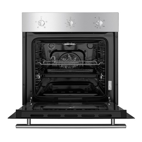 Газоэлектрический духовой шкаф MAUNFELD EOGC604S Slim (нержавеющая сталь) 