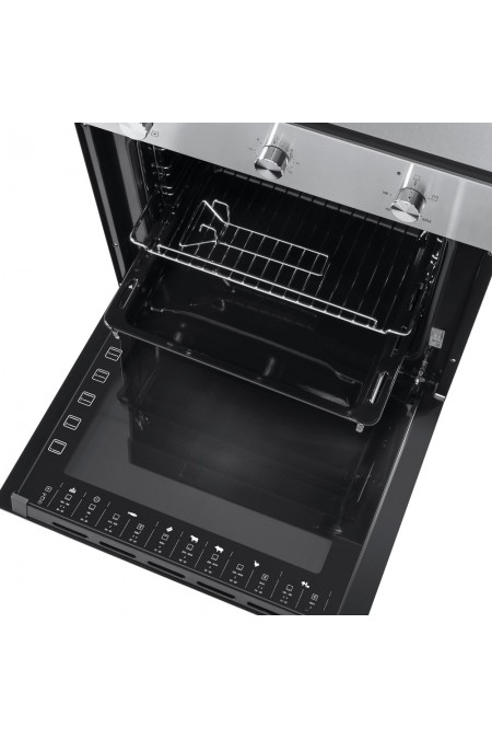 Газоэлектрический духовой шкаф MAUNFELD EOGC604S Slim (нержавеющая сталь) 3