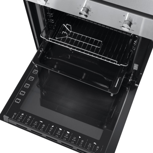 Газоэлектрический духовой шкаф MAUNFELD EOGC604S Slim (нержавеющая сталь) 3
