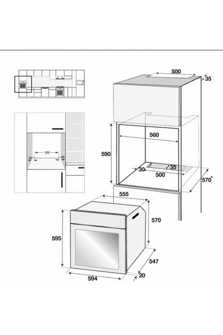 Газовый духовой шкаф BEKO BBIGT21100X (нержавеющая сталь) 4