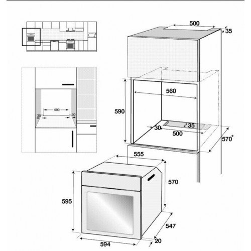 Газовый духовой шкаф BEKO BBIGT21100X (нержавеющая сталь) 4