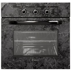 Газовый духовой шкаф GEFEST ДГЭ 621-01 К53 (черный с рисунком мрамор)