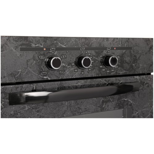 Газовый духовой шкаф GEFEST ДГЭ 621-01 К53 (черный с рисунком мрамор) 2