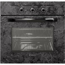 Газовый духовой шкаф GEFEST ДГЭ 621-01 К53 (черный с рисунком мрамор)