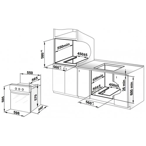 Газовый духовой шкаф GEFEST ДГЭ 621-03 Б1 (белый) 2