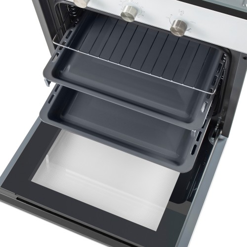 Газовый духовой шкаф MAUNFELD MGOG 673W (белый) 9