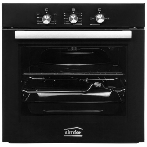 Газовый духовой шкаф SIMFER B6GB12016 (черный) 