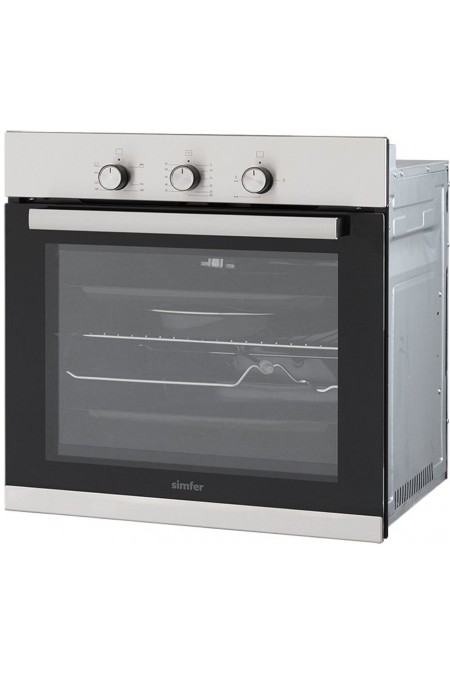 Газовый духовой шкаф Simfer B6GM12016 (серебристый) 1