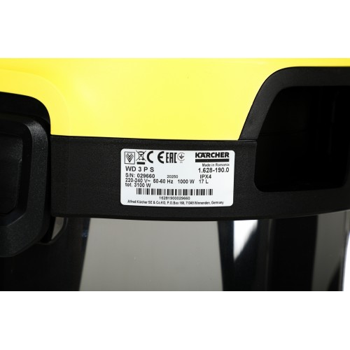Пылесос строительный Karcher WD 3 P S V-17/4/20 (1.628-190.0) 10