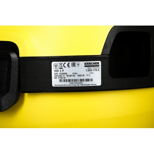 Пылесос строительный Karcher WD 3 P V-17/4/20 (1.628-170.0) 13