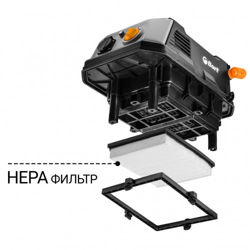 Пылесос строительный BORT BAX-700 (93418118) 7