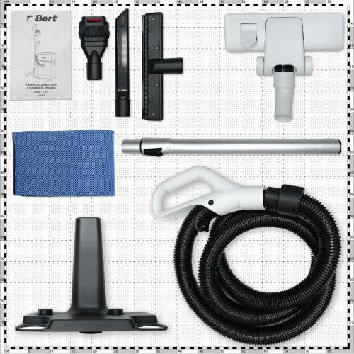 Пылесос строительный BORT BSS-1125 (93414608) 6