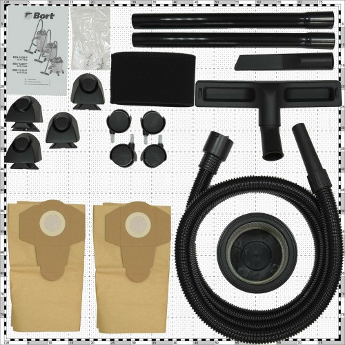 Пылесос строительный BORT BSS-1220-P 5