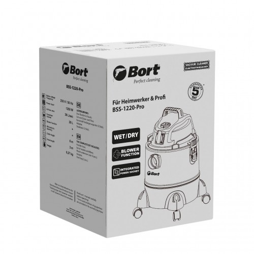 Пылесос строительный Bort BSS-1220-Pro (98291797) 9