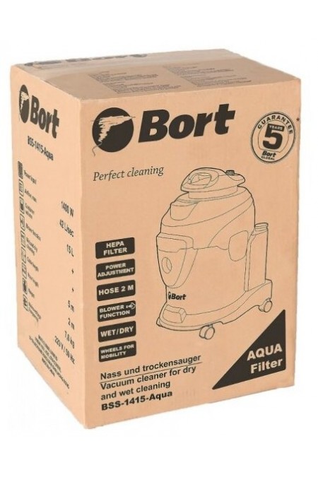 Пылесос строительный BORT BSS-1415-AQUA (93410174) 8