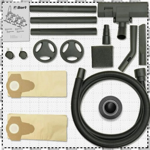 Пылесос строительный BORT BSS-1620-STORM 1