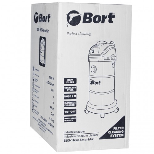 Пылесос строительный Bort BSS-1630-SmartAir (91272294) 7