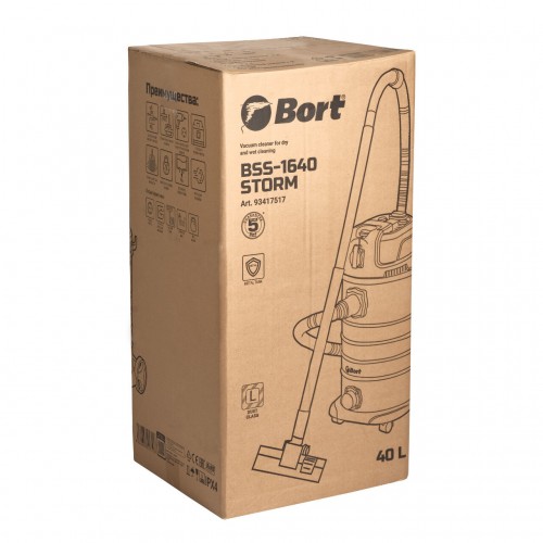 Пылесос строительный Bort BSS-1640-STORM (93417517) 2