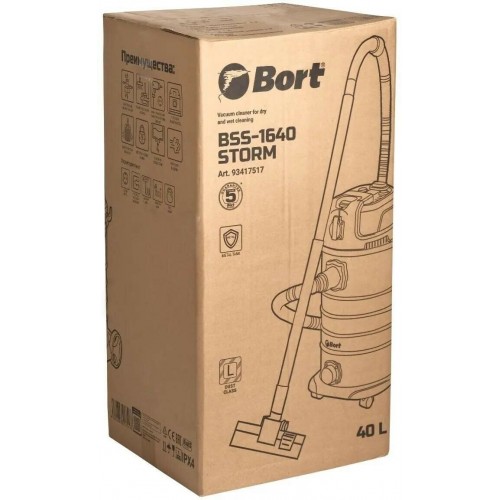 Пылесос строительный Bort BSS-1640-STORM (93417517) 3