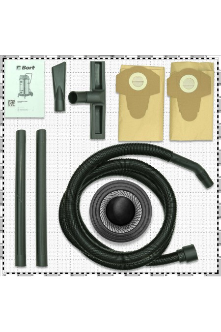 Пылесос строительный BORT BSS-2460-STORM (93417555) 2