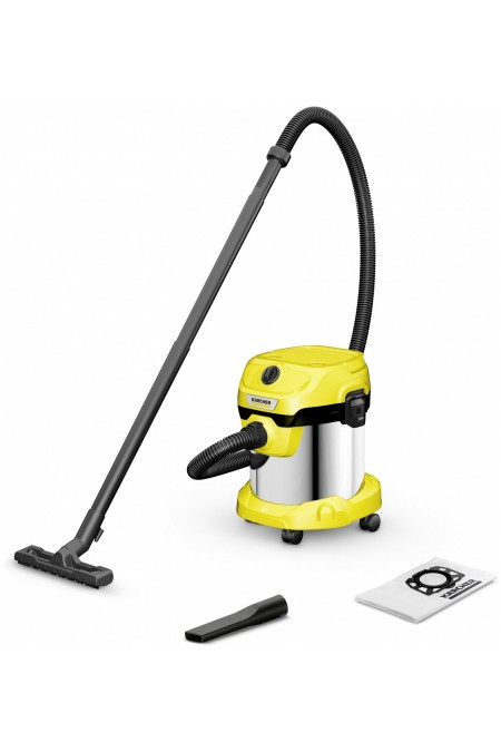 Пылесос строительный Karcher WD 2 Plus S V-15/4/18 1000Вт (1.628-050.0) 