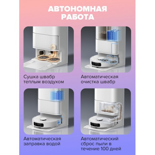 Робот-пылесос Dreame D20 ULTRA (белый) 2