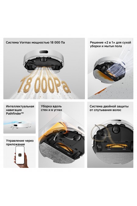Робот-пылесос Dreame F20 (белый) 1